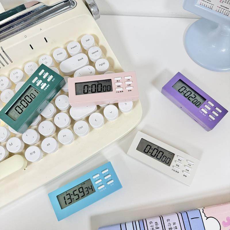 迷你计时器学生学习提醒器电子闹钟时钟可携式秒表厨房磁吸定时器