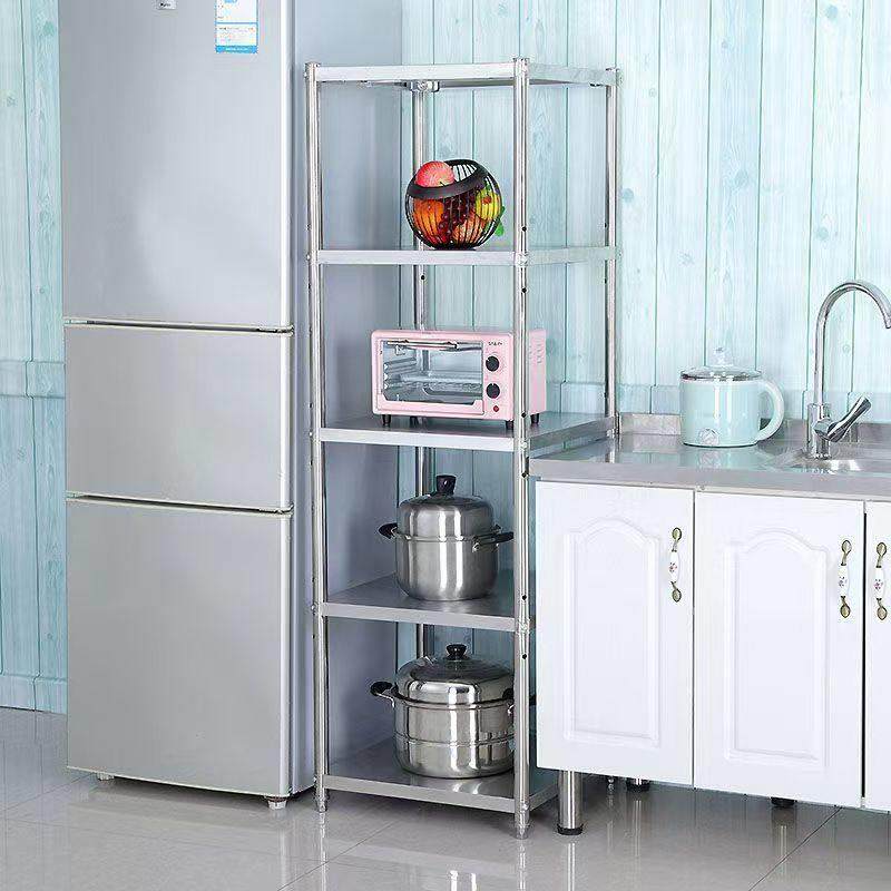 加厚家用不锈钢厨房置物架多层微波炉锅碗杂物整理架夹缝收纳层架,厨房/烹饪用具,微波炉置物架,淘宝优惠券,粉丝福利购,淘宝优惠卷