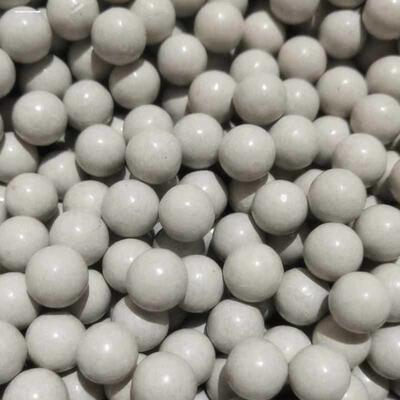 新款磁力白色加重磁力泥丸泥球弹珠8mm91012毫米弹弓练靶弓安全型