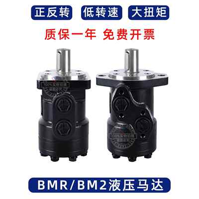 液压马达低速大扭矩BMR50 80 100 125 160 200 250 315 400油马达
