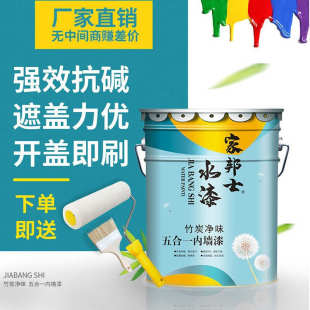 20kg白色内墙乳胶漆室内家用面漆水性自刷内墙漆墙面漆厂家直销