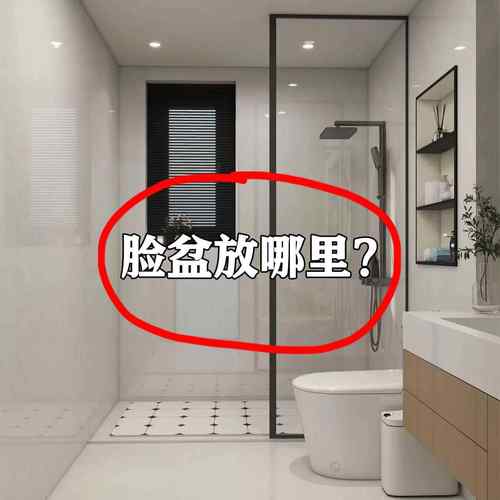 脸盆放哪里？吸盘铁艺脸盆架卫生间免打孔挂钩收纳挂架水槽沥水袋