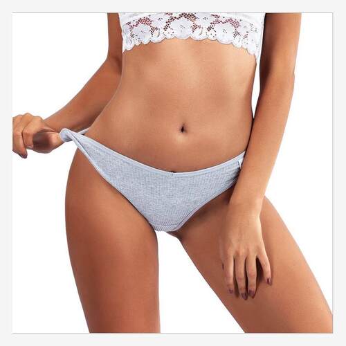 Women Cotton G-String Thong Panties Strings Underwear 内裤