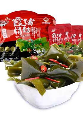 馋嘴八海带霞浦情结即食零食休闲品小吃香辣爽口味脆笋礼包下饭菜