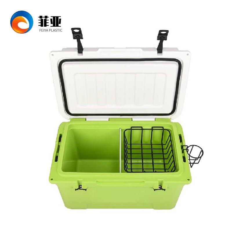 厂家供应amazon电商供应45L滚塑保温箱冷链箱钓箱车载野营保温箱