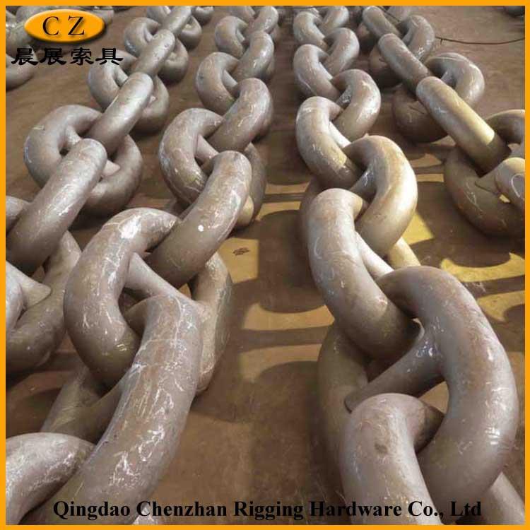 常年供应二级三级船用链条铁链船舶重工无档锚链规格齐全量大从优