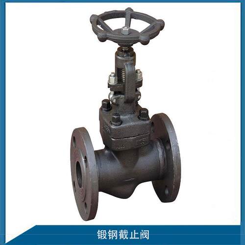 厂家直销锻钢法兰截止阀J41H-16C手动直通式中型硬密封截止阀