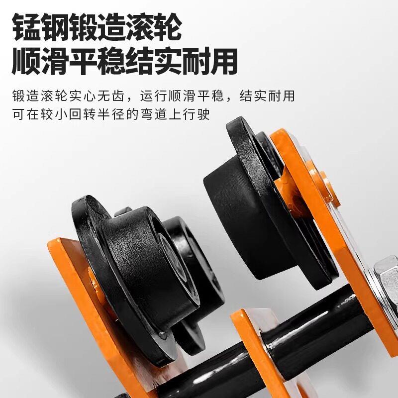 手推跑车0.5/1/2/3/t吨工字钢滑车起重滑轮手拉电动葫芦单轨行车