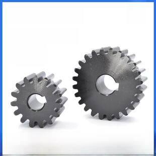 S45C直齿轮 2模数12齿-40齿 圆柱齿轮 成品孔 支持定制 2m正齿轮