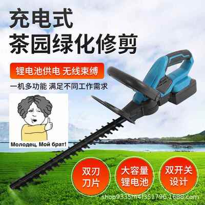 RFG枝锂电无线篱绿化叶机修剪篱笆园林修锯电动家用绿篱笆剪锂电