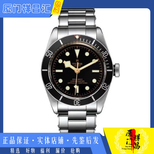 盒证[9.8新]帝舵碧湾系列精钢自动机械男士腕表m79230n-0002
