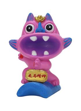 盒ZY0714-0树脂仔定制可公爱瓦猫面摆件创意盲公仔车载礼品卡通装