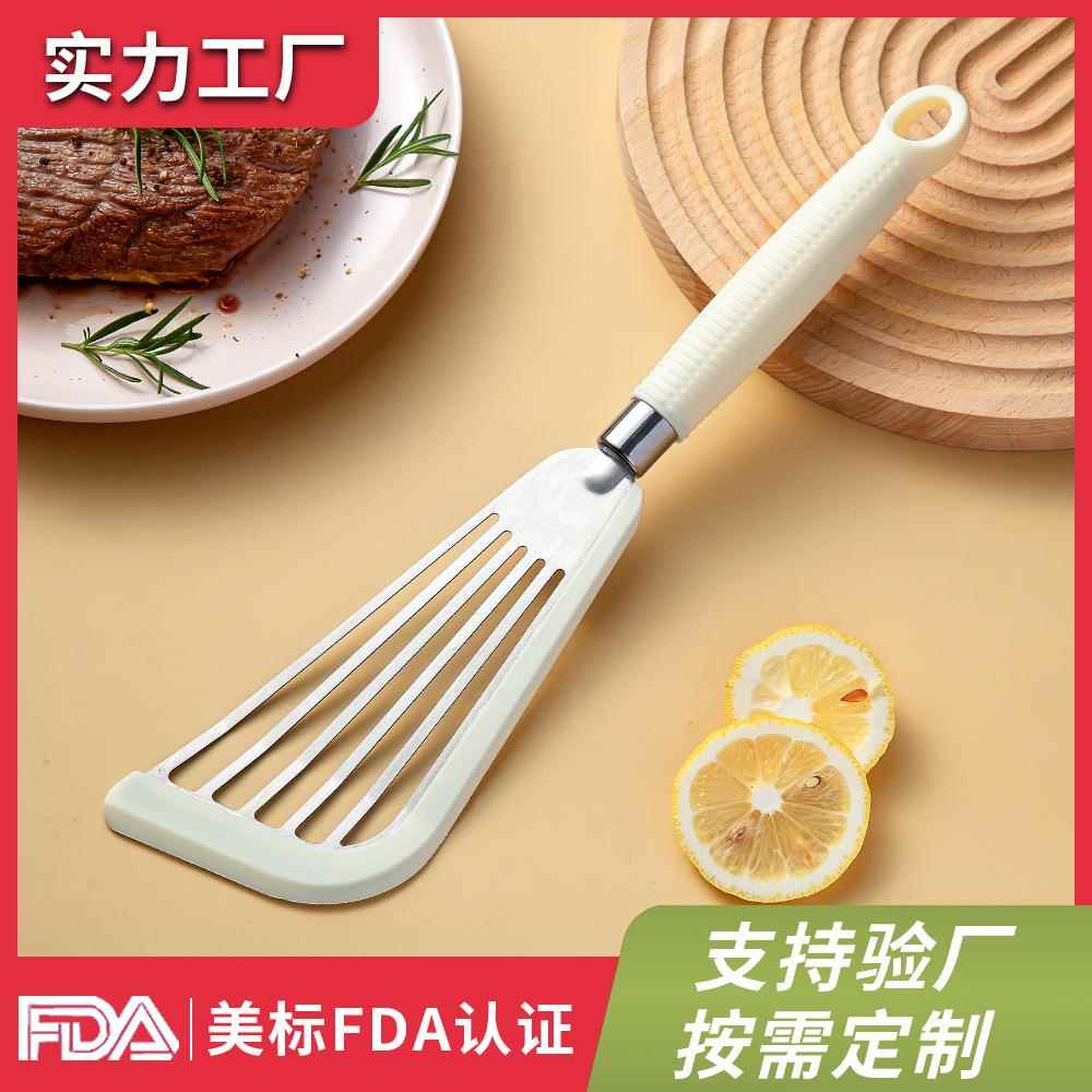 蝴蝶铲多功能漏铲硅胶耐高温不锈钢煎鱼铲不粘锅锅铲家用炒菜煎饼