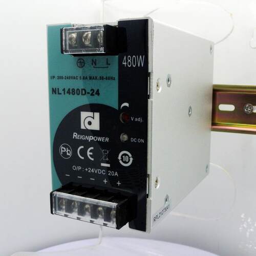 昂鼎Reignpower 480W dc24V开关电源导轨式电源单组稳压工业电源