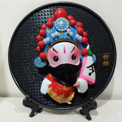 品京剧脸谱摆件戏剧人物特色工艺品出国礼物中国特色小礼品送老外