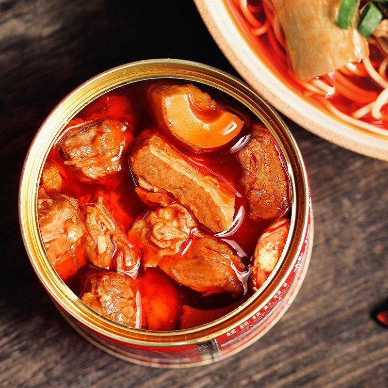 菜师傅红烧牛肉罐头真空午餐即食肉制品小吃特产下饭熟食速食食品