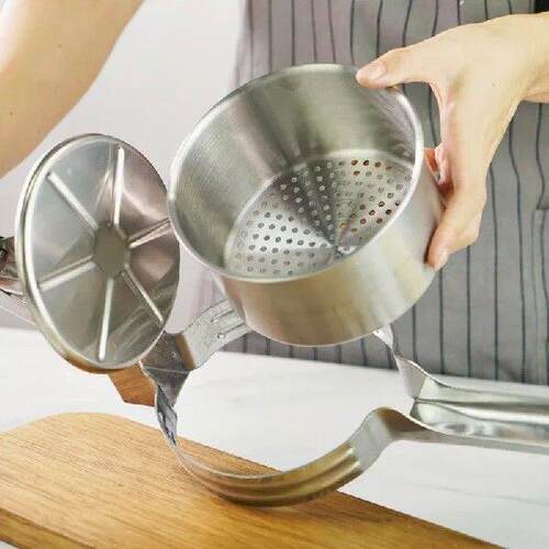 3 In 1 Stainless Steel Manual Potato Squeezer Large