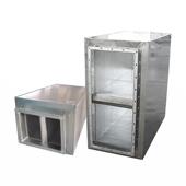 阻抗消板声器通风管道消声弯头共式 板法兰降噪孔复442静合消声器