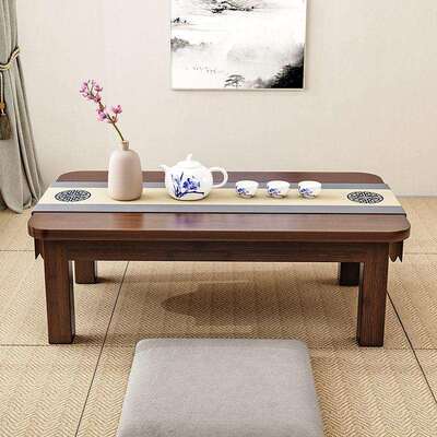 楠NOC竹桌家木用实榻榻小茶几炕上吃饭桌米飘窗学习书炕桌电脑矮