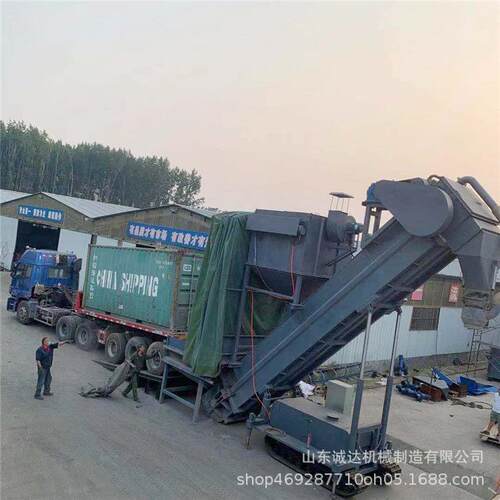 集装箱拆箱卸灰设备水泥粉矿粉粉煤灰无尘卸车机