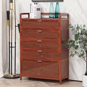 柜 鞋 铝合金鞋 柜家用门口室外防晒防水阳台客厅收纳柜加厚简易组装