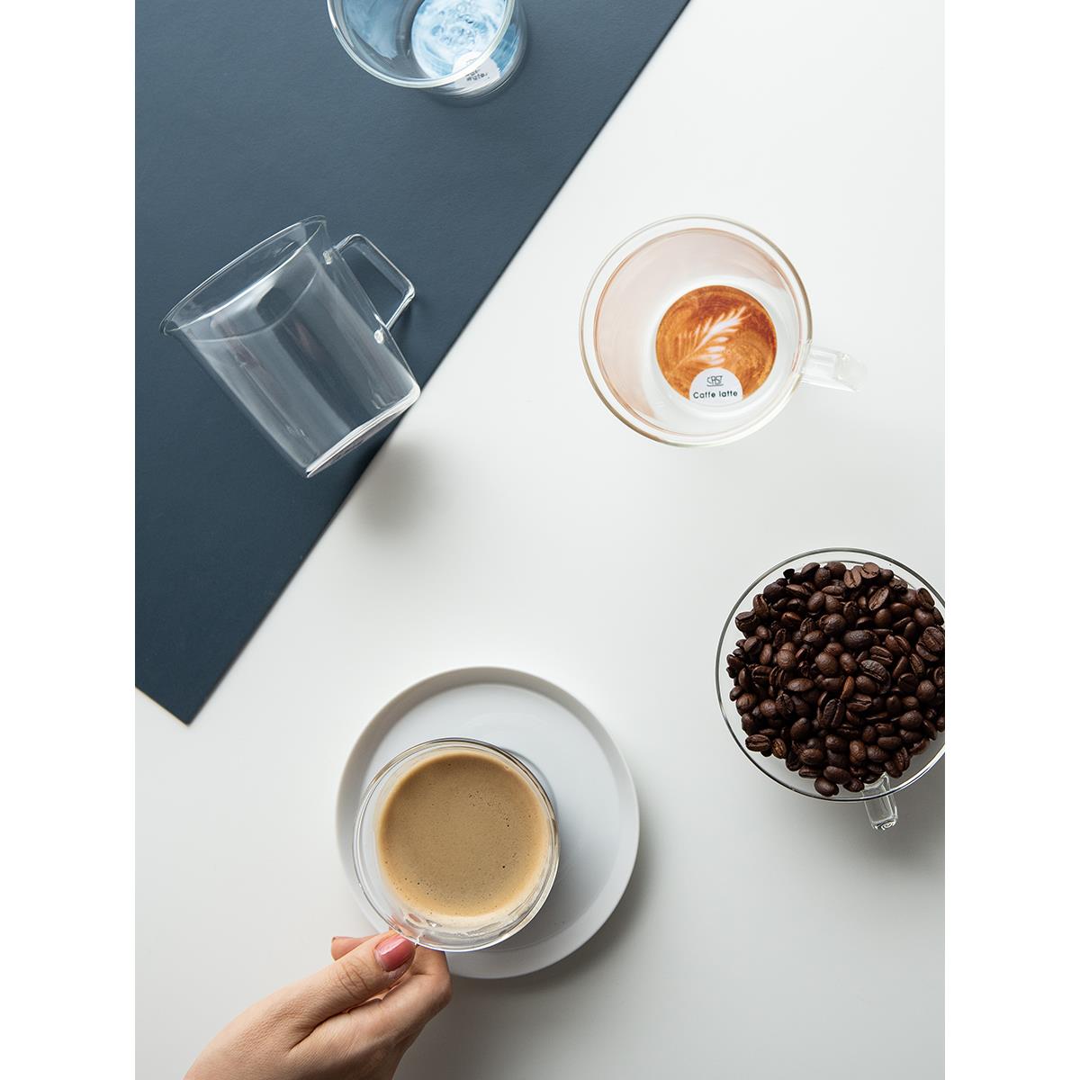 日本KINTO CAST耐热玻璃杯咖啡杯茶杯冰拿铁杯奶杯冷萃杯水杯