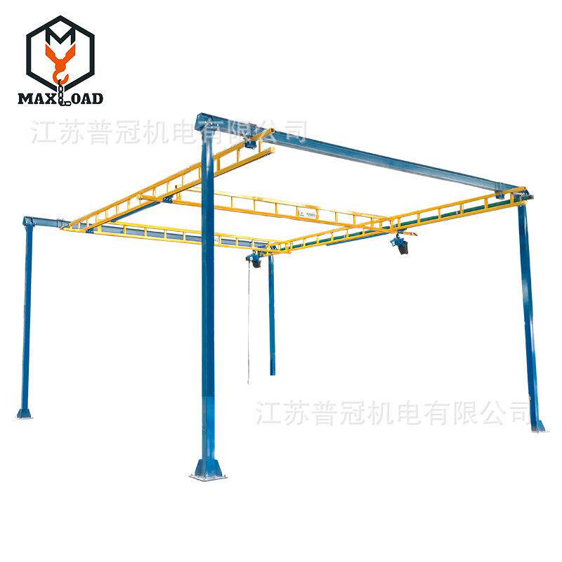 KBK起重机行车500kg刚性梁组合手动刚性轨道吊机搬运机吊机工厂