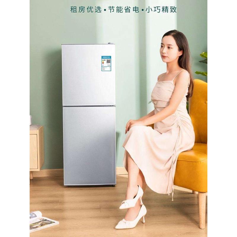 迷你吧小尺寸双开门一级耗能效微型小冰箱出租房个人专用家庭用的