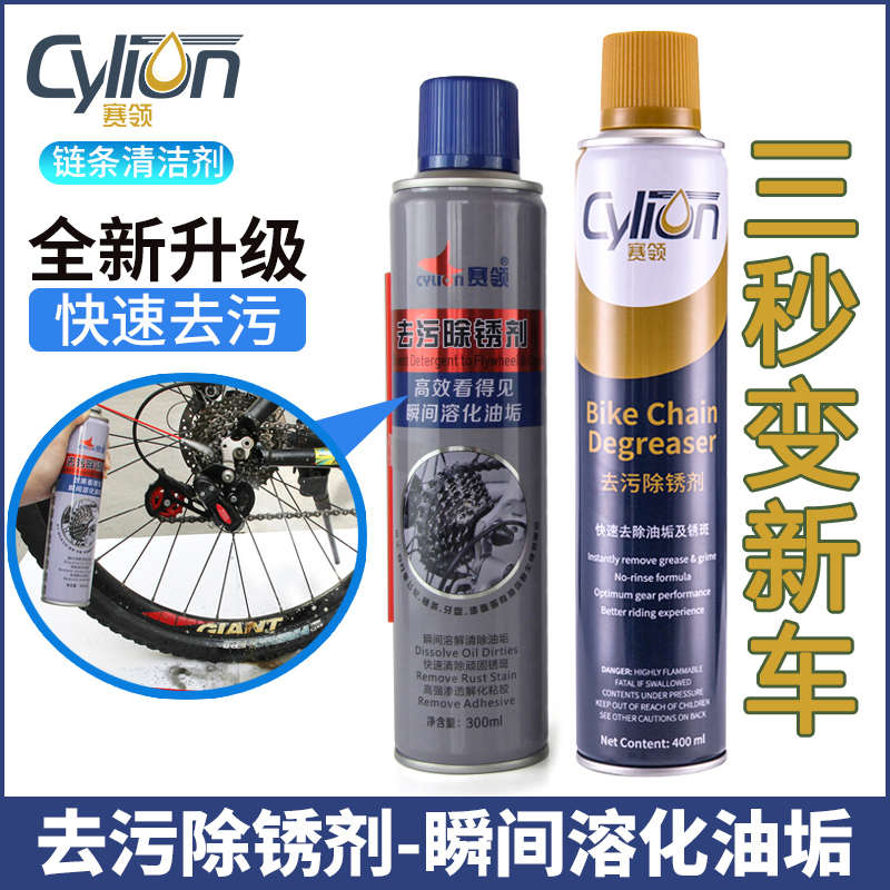 赛领去污除锈剂山地自行车链条清洗剂飞轮牙盘零件螺丝防锈润滑油