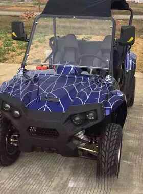 跨境出口UTV农夫车方向盘沙滩越野车四轮娱乐休闲双座卡丁车