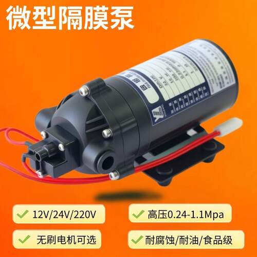 DP-60|12V/24V/220V|微型电动隔膜泵|净水喷雾|医美清洗