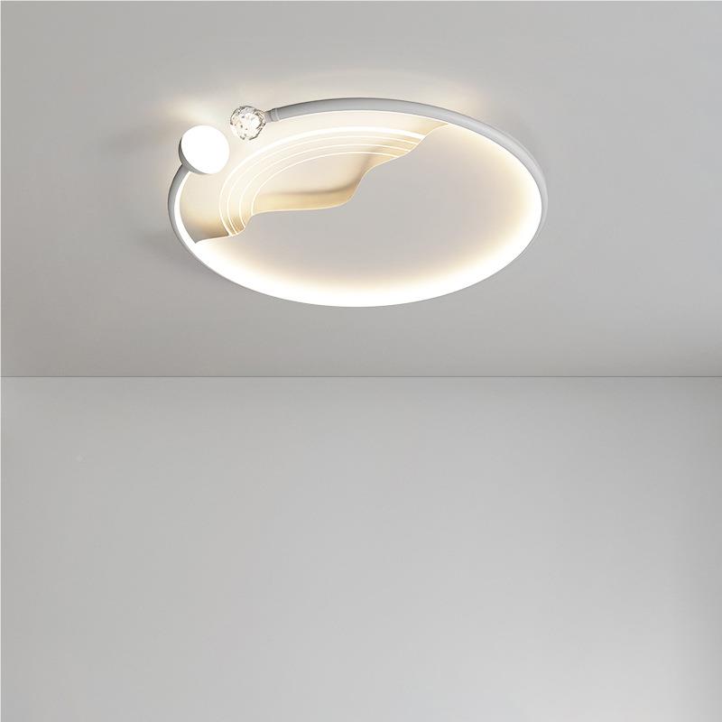 极简卧室顶灯ld吸灯现45878代简e约客灯房间灯饰创意山水设计师灯