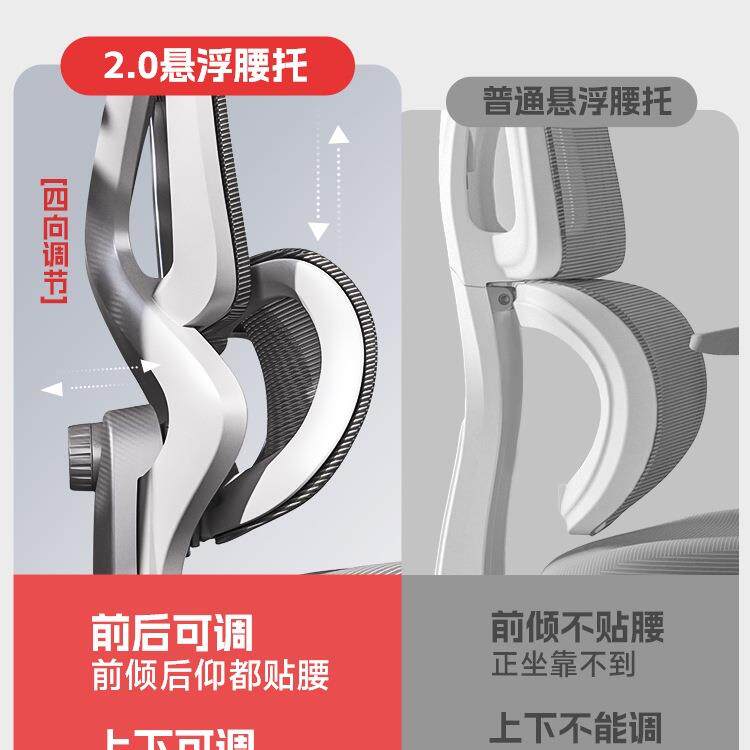 电竞椅人体工学椅子护腰坐姿电脑椅家用舒适久坐可躺办公椅靠背椅
