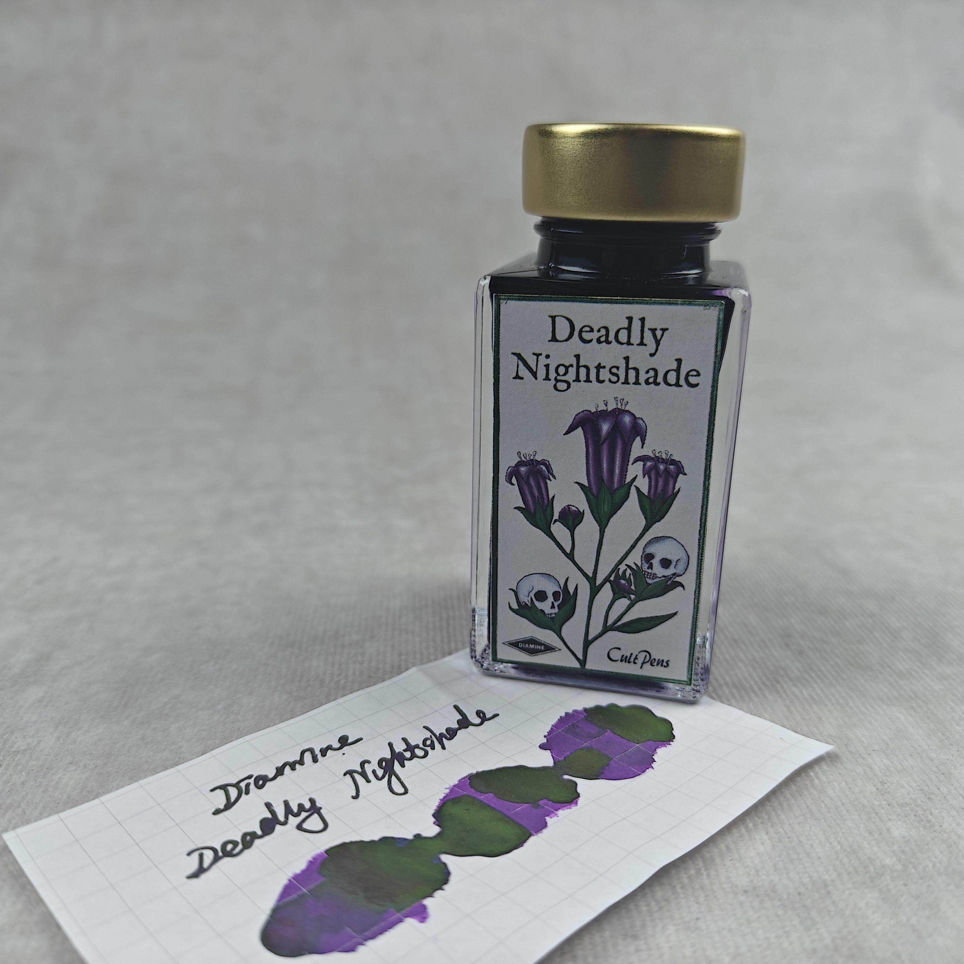 戴阿米diamine新色 钢笔墨水 死亡夜葵