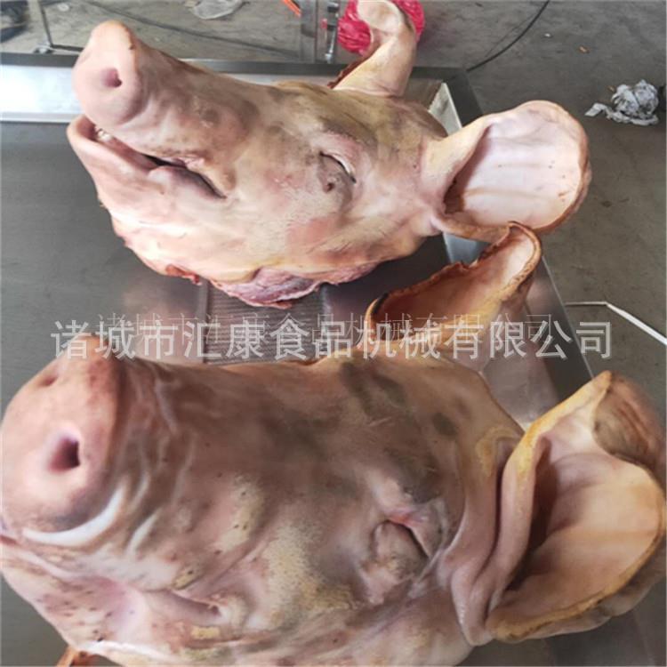 汇康牌旋转猪头烧毛机 连续式牛头脱毛机 猪尾巴猪耳朵喷烧毛机