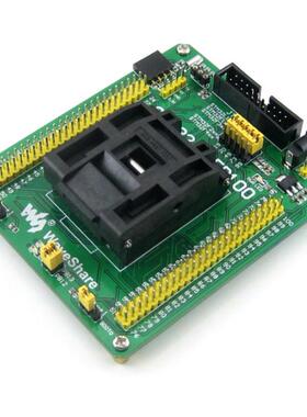 STM32专用编程座 烧写座 QFP100 0.5mm 原装座子 STM32-QFP100