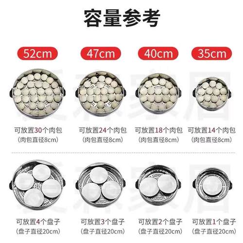超大号电锅蒸笼HS-01商用插电蒸锅保断温不锈钢自电52cm电蒸蒸三