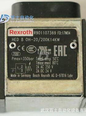力士乐rexroth压力继电器R900227650 HED3OA3X/400K6L24