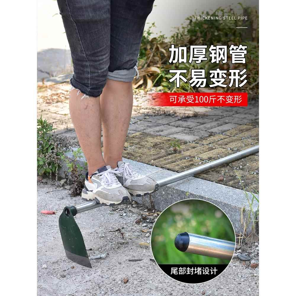 全钢一体锄头种菜家用锰钢加厚农用工具老式开山大锄头挖地多功能图片