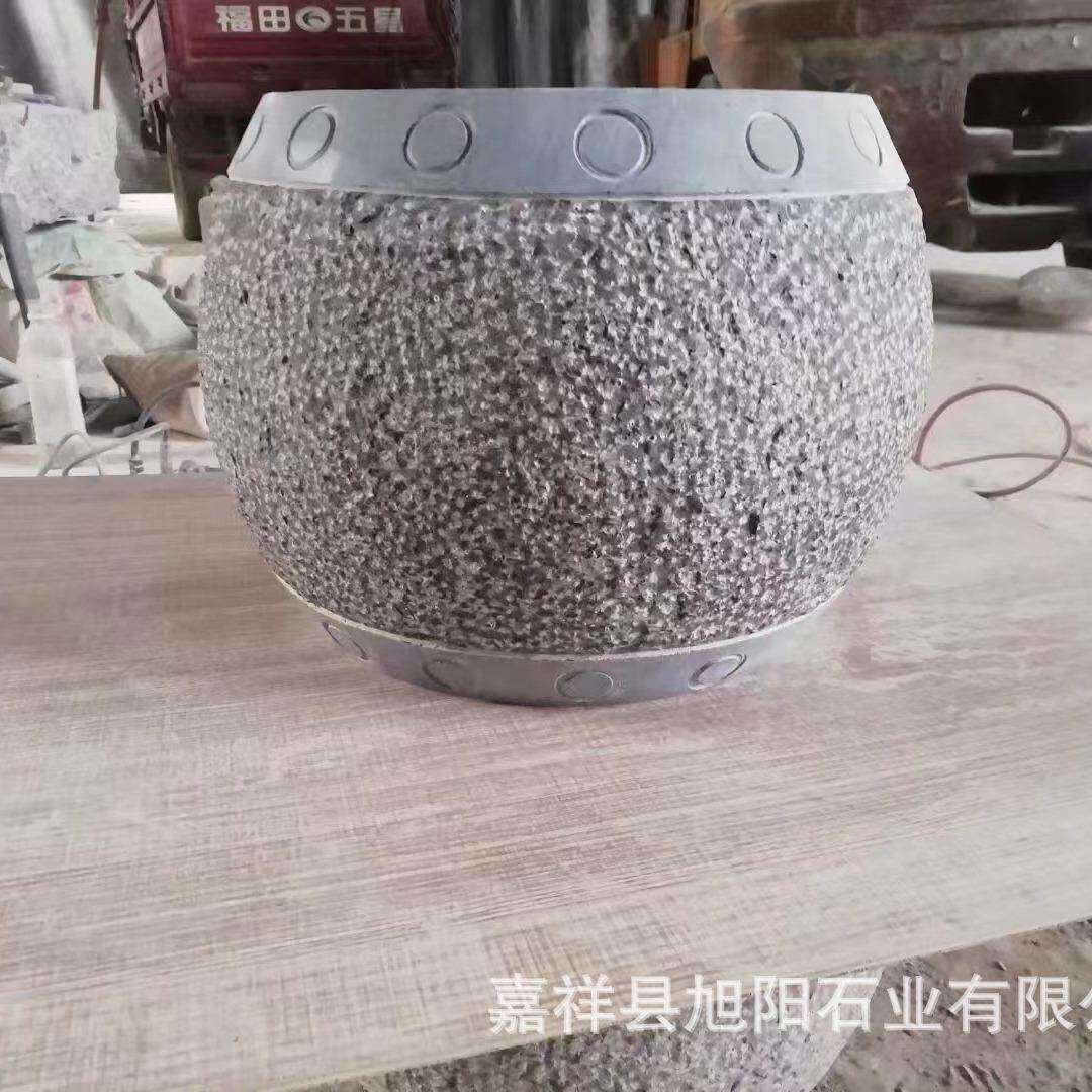 仿古石雕柱墩 石庭院园林古建青石头石雕柱基石花岗岩石柱墩石墩
