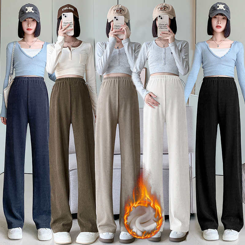 孕妇装秋冬季2025新款外穿垂感抽绳阔腿裤宽松显瘦休闲百搭直筒裤,孕妇装/孕产妇用品/营养,孕妇休闲裤,淘宝优惠券,粉丝福利购,淘宝优惠卷