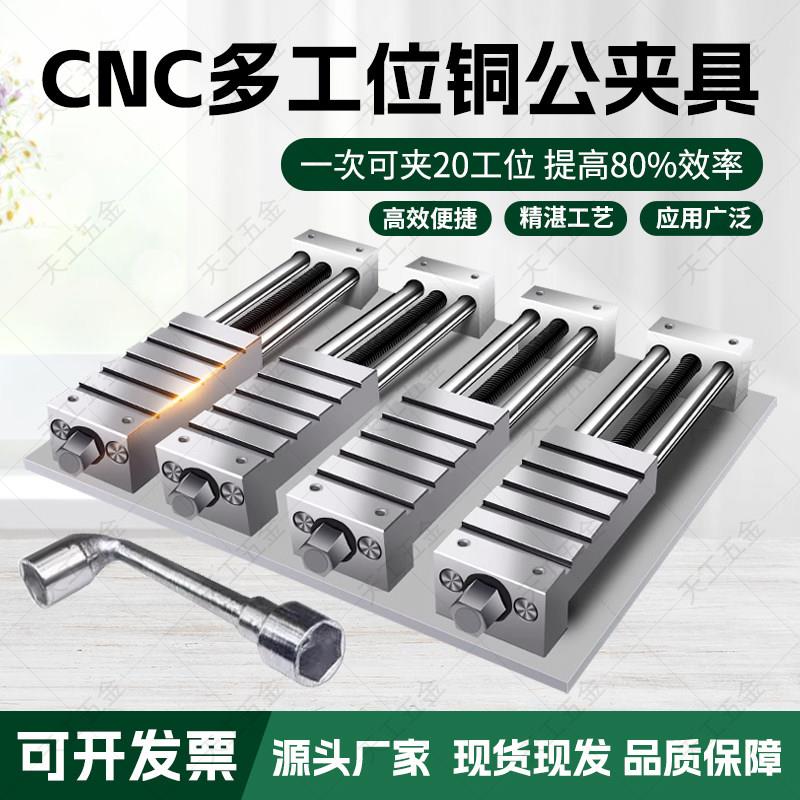 电脑锣cnc铜公夹具高精密台虎钳加工中心工装模具多工位平口钳