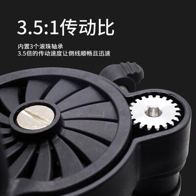 新款直销鱼轮上线器路亚PE线纺车渔轮防缠绕便捷收线器渔具垂钓用