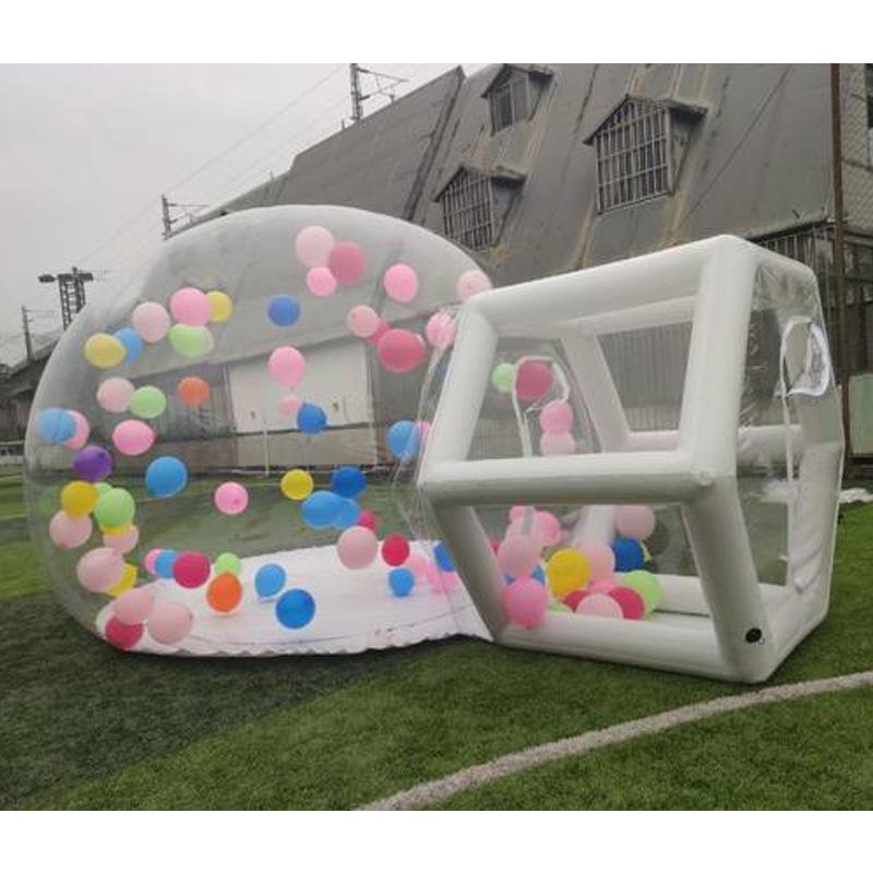 现货秒充气泡泡泡屋儿童成人派生日对气球气屋透明圆发顶婚礼泡泡