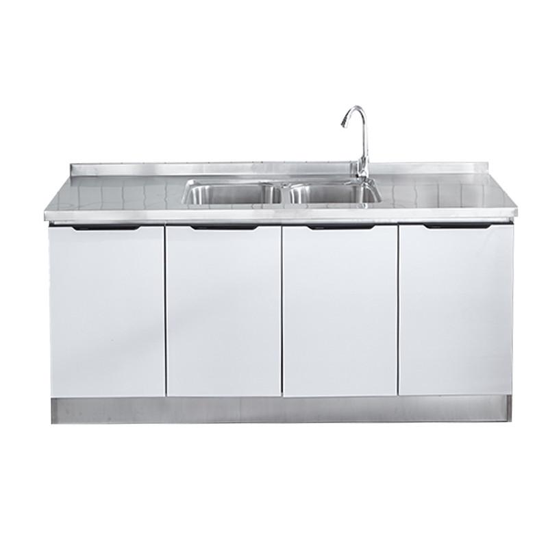 苏州定做厨房304不锈钢台面304不锈钢整体橱柜灶台面厨柜厂家直销