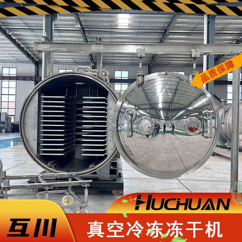 30平方真空冻干机萝卜卷心菜冻干设备中药材虫草真空冷冻干燥机
