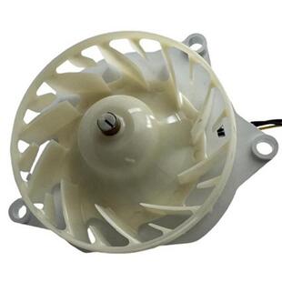 1个 颜色:白色 材质:塑料 冰箱冰柜风门直流风扇电机 冰箱蒸发