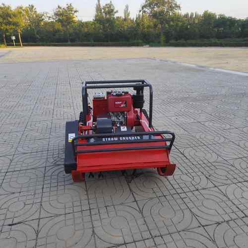 遥ENC履带式割草机全自动燃油果草树大棚控除机智能无线草割草碎