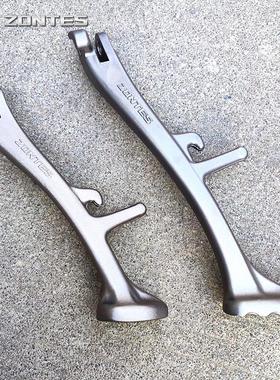 升仕 ZT310-V1X1X2T1T2R1R2X摩托车侧支架偏撑小腿弹簧左侧支撑架