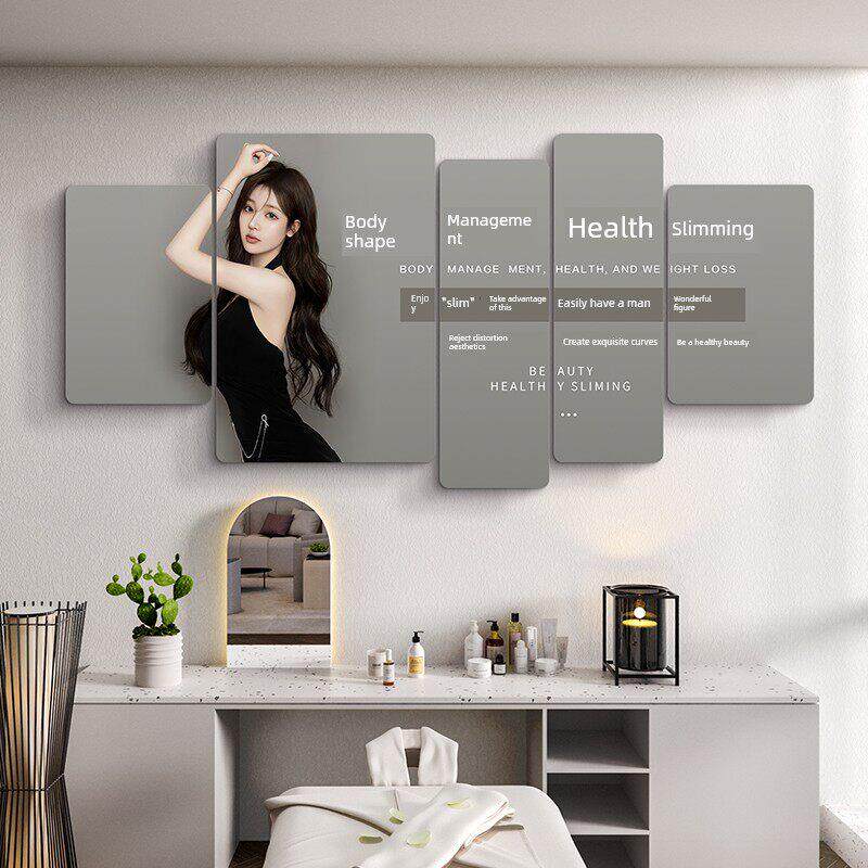 身材管理挂画美容院墙面装饰月子中心减肥店装饰画养生馆美体壁画